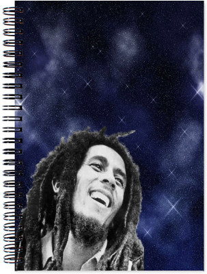 

VenTechno A5 Diary(Bob Marley Wirebound Ruled Paper Sheets Personal and Office Stationary Notebooks Diary, Multicolor)