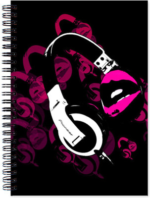 

VenTechno A5 Diary(Music Theme Wirebound Ruled Paper Sheets Personal and Office Stationary Notebooks Diary, Multicolor)