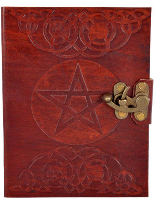 

Craft Club Regular Diary(leather diary with star emboss, Brown)
