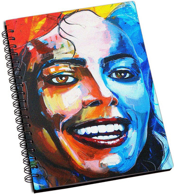 

Rangeele Inkers A5 Notebook(Michael jackson Smile Painting, Multicolor)