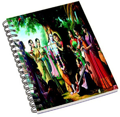 

Shopmania A5 Notebook(Krishna With Gopi, Multicolor)