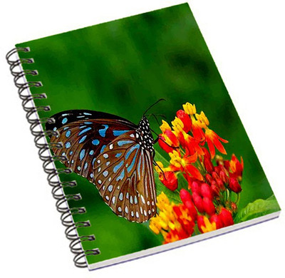 

Shopmania A5 Notebook(Butterfuly 1, Multicolor)