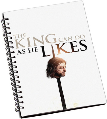 

Rangeele Inkers A5 Notebook(King Can Do As He Likes, Multicolor)
