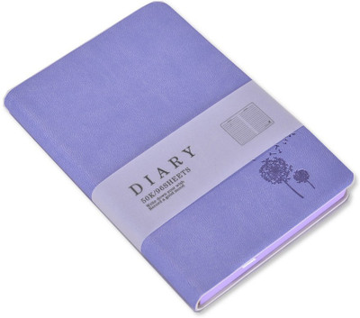 

Enwraps Regular Diary(Flower Engraved Small PR, Purple)
