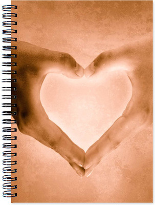 

VenTechno A5 Diary(Valentine's Special Designer Wirebound Ruled Paper Sheets Personal and Office Stationary Notebooks Diary, Multicolor)