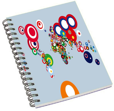 

Shopmania A5 Notebook(DESIGNER PRINTED NOTEBOOK, Multicolor)