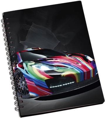 

Rangeele Inkers A5 Notebook(mclaren p1 Colorful, Multicolor)