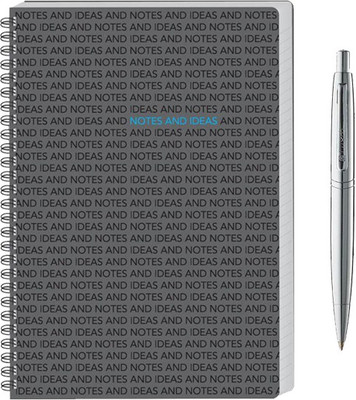 

Luxor B5 Notebook(B5 Notebook with Ball Pen, Black, Silver)