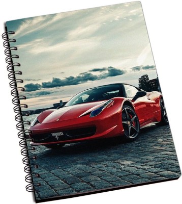 

Rangeele Inkers A5 Notebook(Ferrari 458, Multicolor)