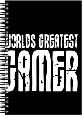 

Art Emporio A5 Notebook(Worlds Greatest Gamer, Multicolor)