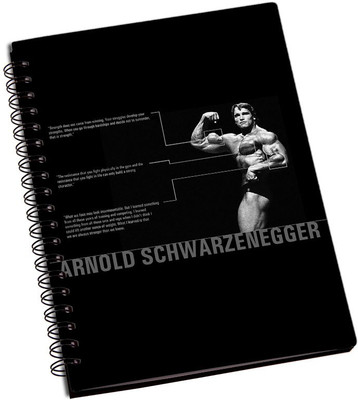 

Rangeele Inkers A5 Notebook(arnold schwarzenegger Keep Going, Multicolor)