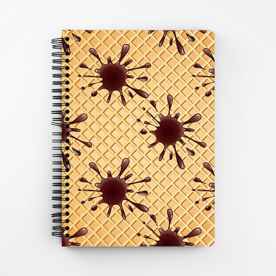 

RAYITE A5 Diary(Wafer Chocolate Splash, Multicolor)