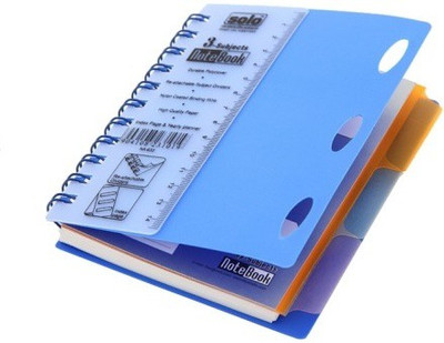 

Solo A6 Notebook(3-Subject, Blue)