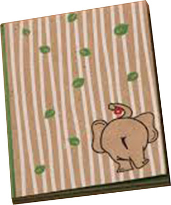 

Haathi Chaap Mini Notebook(Recycled Handmade, Green)