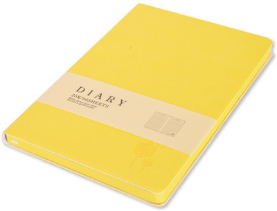 

Enwraps Regular Notebook(Flower Engraved YL, Yellow)