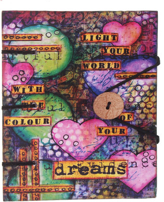 

Craft Play A5 Diary(Dreams Print with Button Special binding, Multicolor)