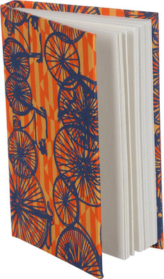 

Rajrang A6 Notebook(Recycled Handmade, Orange, Blue), Blue;orange