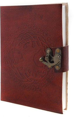 

Store Indya A5 Diary(Handcrafted Gift Set, Brown)