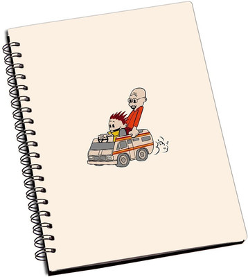 Rangeele Inkers A5 Notebook(Breaking bad RV, Multicolor)