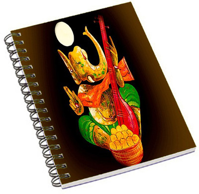

Shopmania A5 Notebook(Ganesha Art, Multicolor)