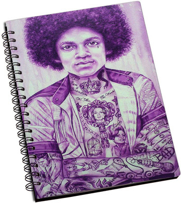 

Rangeele Inkers A5 Notebook(Michael Jackson Young Concept Art, Multicolor)