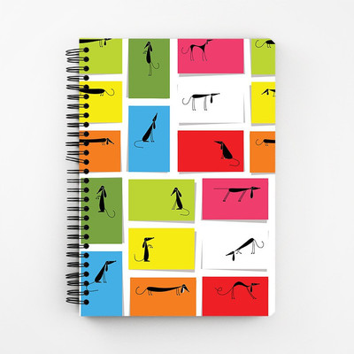 

RAYITE A5 Diary(Dog Dimensions Print, Multicolor)
