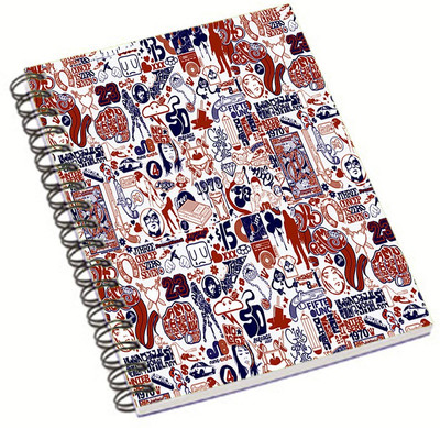 

Shopmania A5 Notebook(DESIGNER NOTEBOOK, Multicolor)