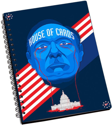

Rangeele Inkers A5 Notebook(House Of Cards kevin, Multicolor)