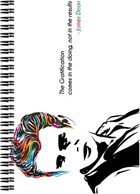 

Art Emporio A5 Notebook(James Dean Quote, Multicolor)