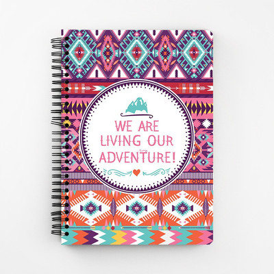 

RAYITE A5 Diary(Adventure Tribal Pattern, Multicolor)