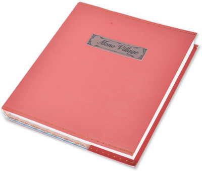 

Enwraps Regular Notebook(EG Series - Mono Village -RD, Red)