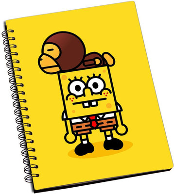 

Rangeele Inkers A5 Notebook(SpongeBob, Multicolor)