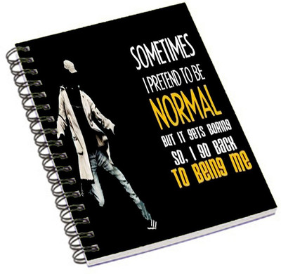 

Shopmania A5 Notebook(DESIGNER PRINTED NOTEBOOK, Multicolor)