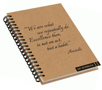 

Printelligent A5 Notebook(Printelligent, Khaki)