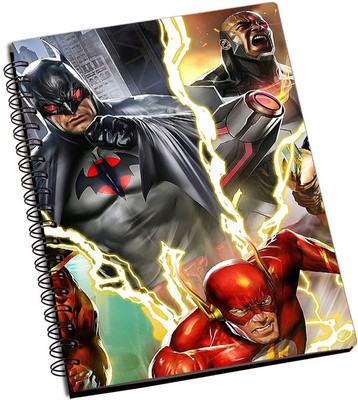 

Rangeele Inkers A5 Notebook(Justice League Art, Multicolor)