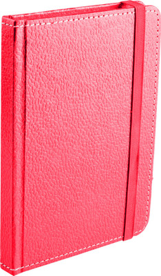 

Eco-Leatherette A6 Diary(Handcrafted, Dark Pink)