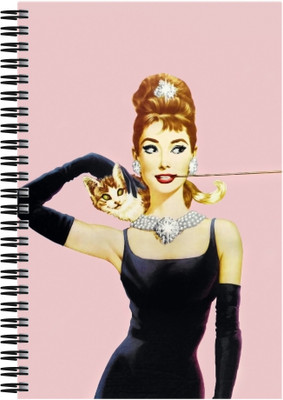 

Art Emporio A5 Notebook(Audrey Hepburn Breakfast at Tiffany, Multicolor)