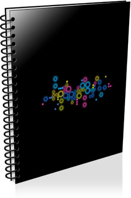 

VenTechno A5 Diary(Black Theme A5 - Diary (Spiral Bound), Multicolor)