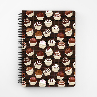 

RAYITE A5 Diary(Dark Cupcakes, Multicolor)