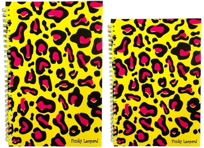 

Notex A4 Notebook(FUNKY LEOPARD, Yellow, Pack of 2)