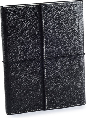 

Eco-Leatherette A5 Journal(Handcrafted, Black)