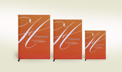 

Tiara Diaries A5 Notebook(HAPPINESS JOY LIFE TACKING ACTION SET OF 3, LT ORANGE)