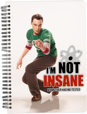 

MC SID RAZZ A5 Notebook(Big Bang Theory, White)