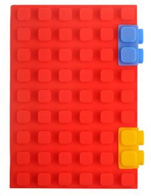 Flintstop A6 Diary(White Plain, Red, Pink, Orange), Orange;pink;red