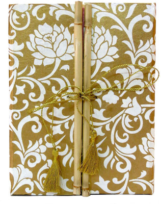 

Urvee Products B7 Diary(Bamboo, Gold, White)