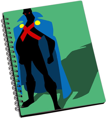 

Rangeele Inkers A5 Notebook(Justice League martian, Multicolor)