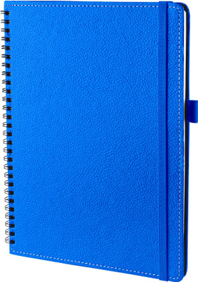 Eco-Leatherette B5 Notebook(Wiro, Denim Blue)