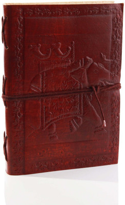 

Store Indya A5 Diary(Handcrafted Gift Set, Brown)