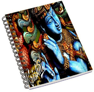 

Shopmania A5 Notebook(Lord Krishna, Multicolor)