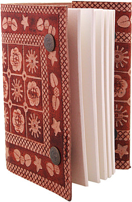 

Craft Club A6 Diary(Leather Embossed, Brown)